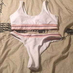 nWT white bikini